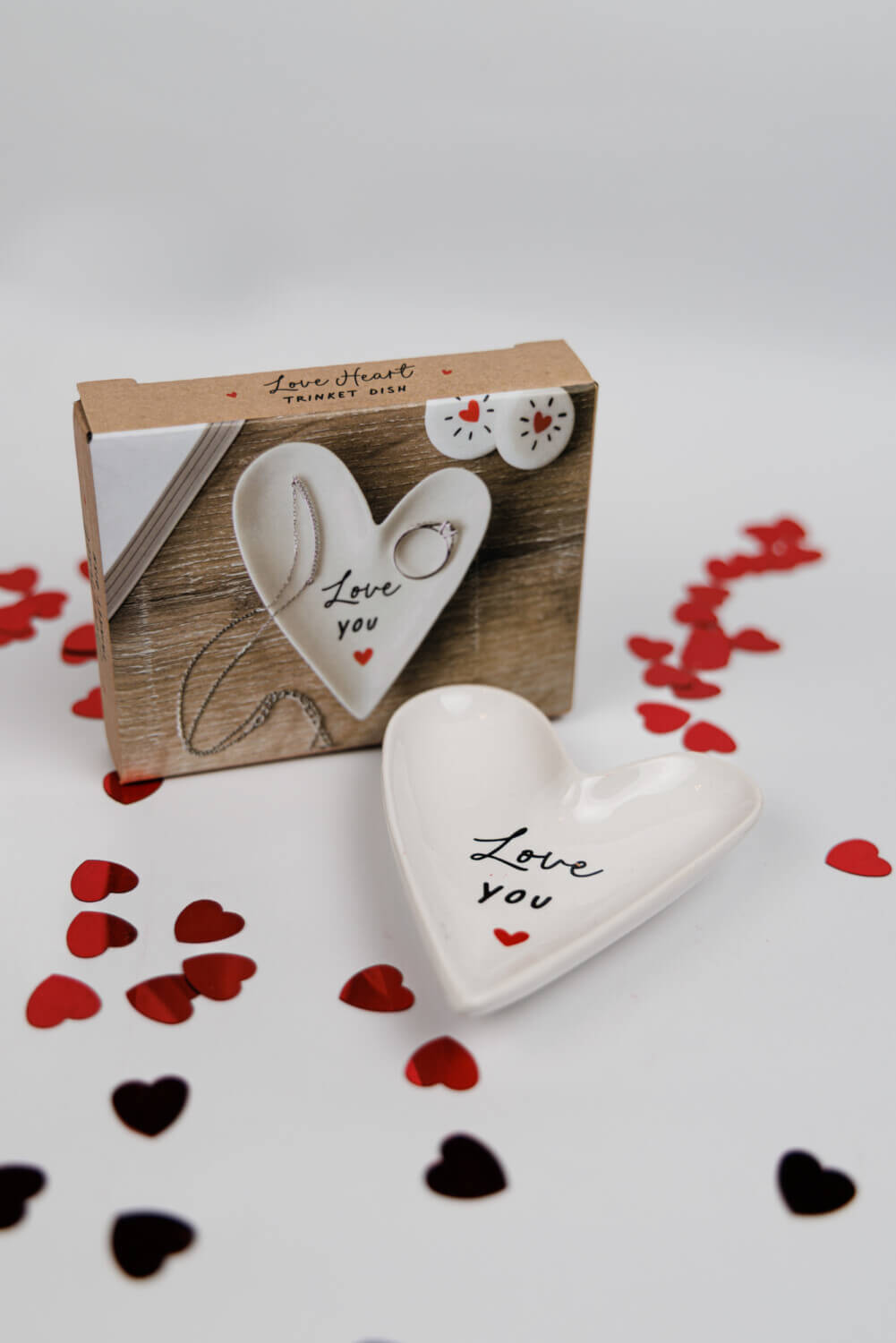 ❤️ Κεραμικό Δισκάκι Καρδιά “Love You”