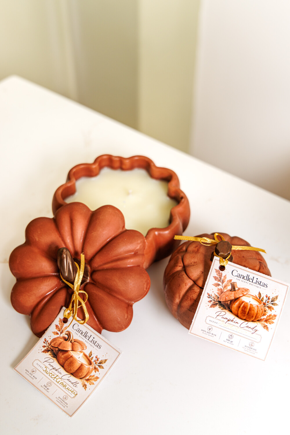 Pumpkin Candle– Handmade Autumn Collection 🎃